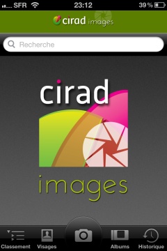 Application mobile Ephoto Dam pour Cirad