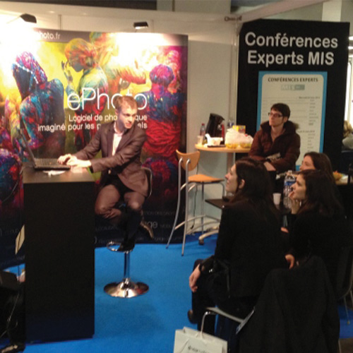 Stand d'Ephoto Dam au salon Documation 2013
