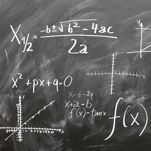 Equation écrit sur un tableau