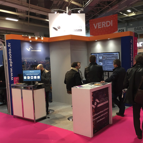 Stand d'Ephoto Dam au Salon Documation