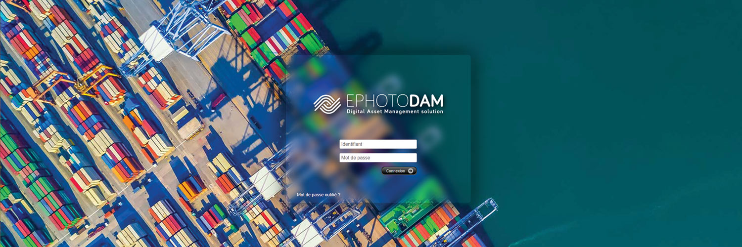 Interface d'accueil de la version 3.12 d'Ephoto Dam
