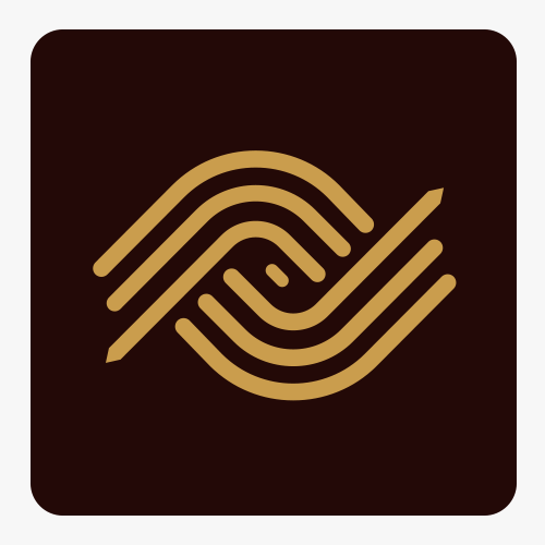 Carré de chocolat avec le logo Ephoto Dam en doré