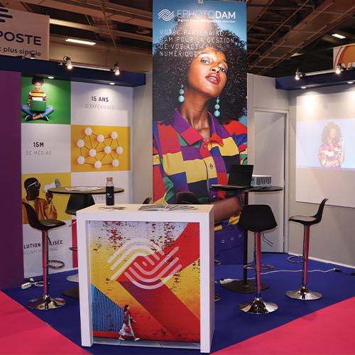 Stand d'Ephoto Dam au salon Documation du 22 au 24 mars 2022