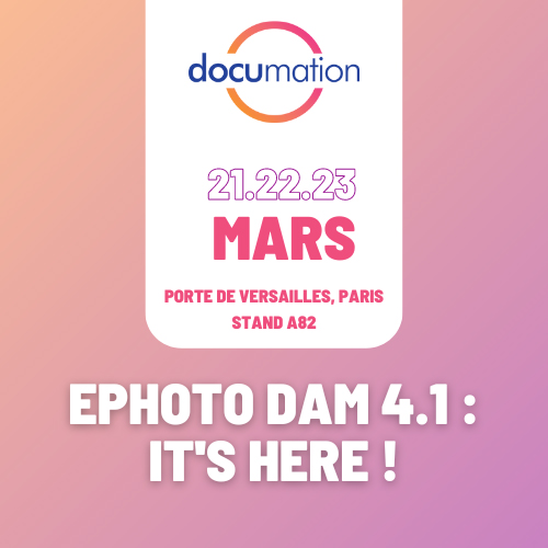 Visuel présentant les informations pour le salon Documation