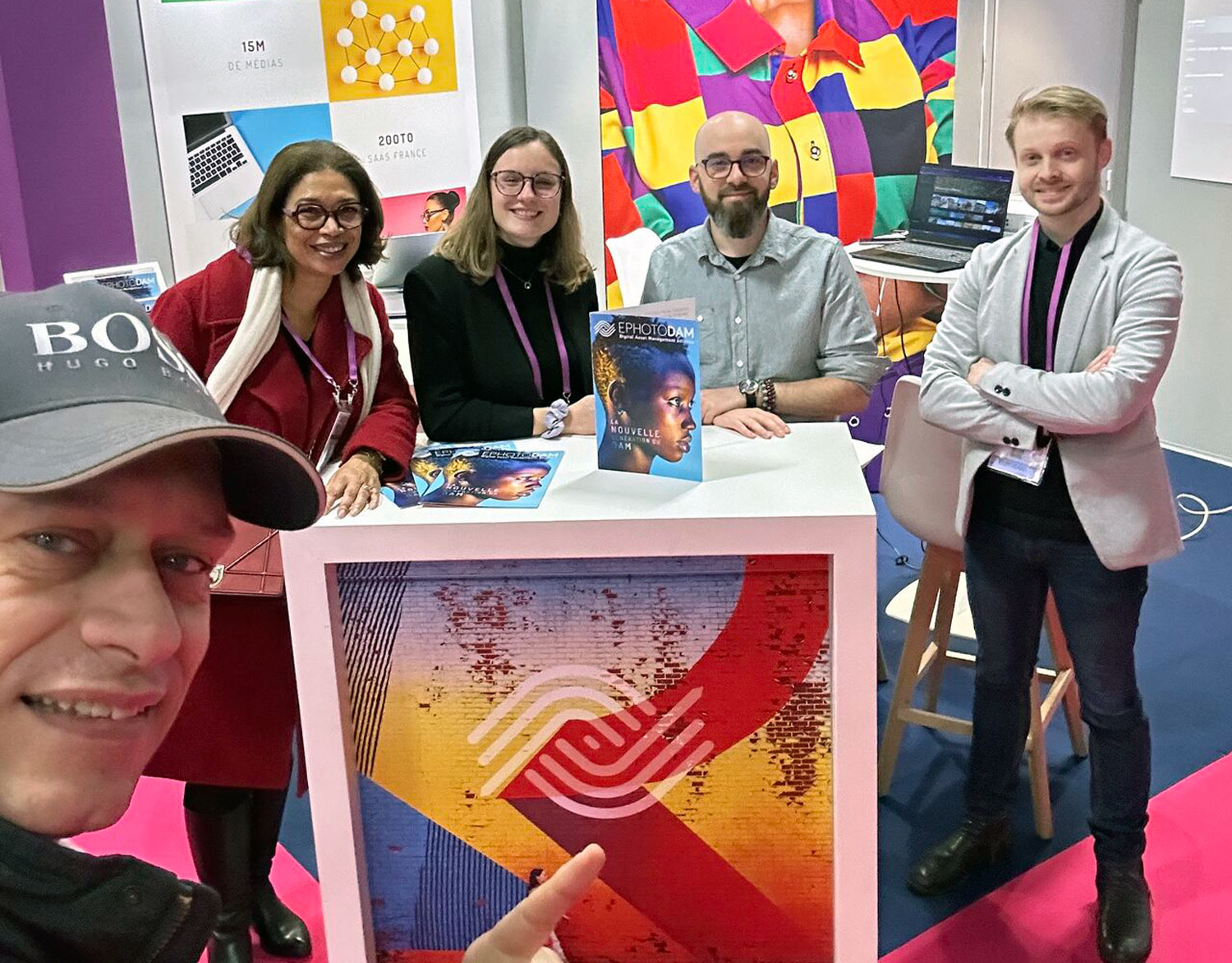 L'équipe Einden et d'Activo au Salon Documation 2023