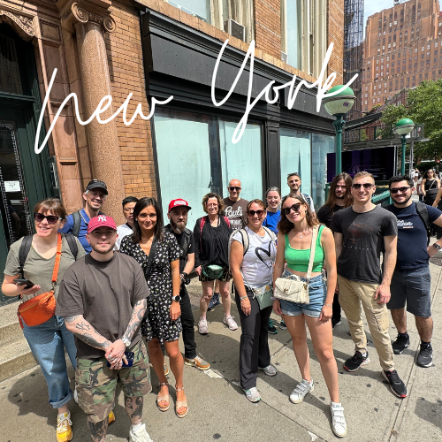 Photo de l'équipe d'Einden lors de son séminaire à New York