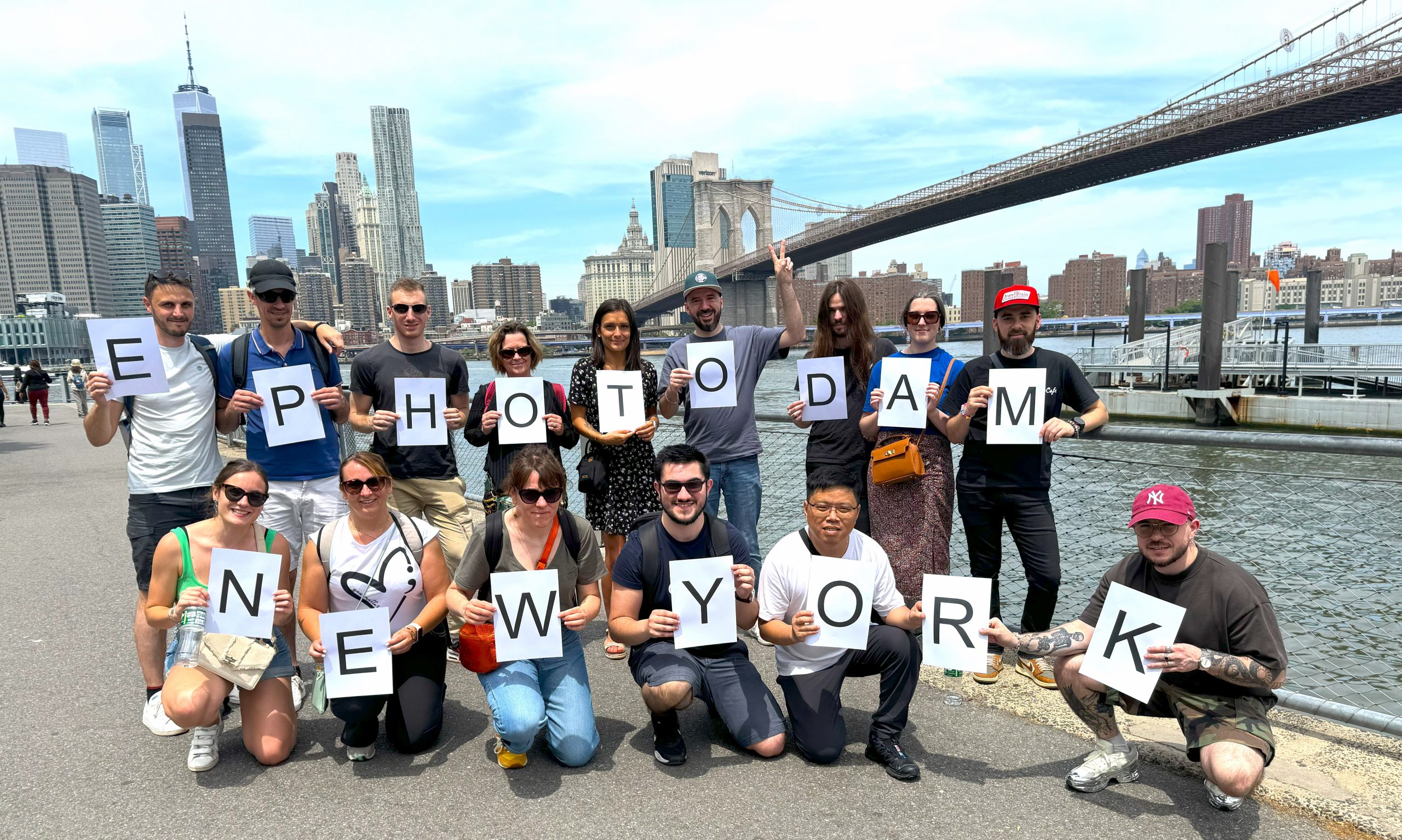 Photo de l'équipe d'Einden lors de son séminaire à New York