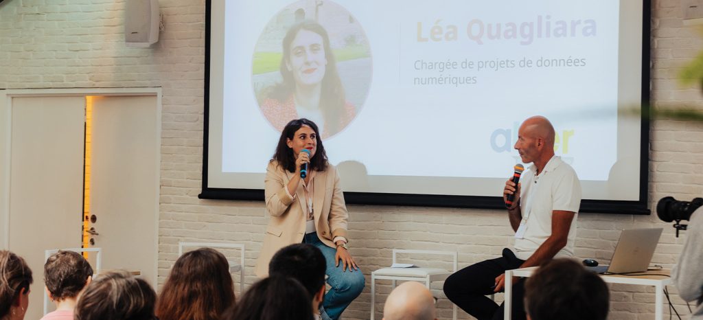Intervention de Léa Quagliara, chargée de projets de données numériques, sur son retour d'expérience dans l'intégration d' Ephoto Dam à Alter Anjou Loire Territoire