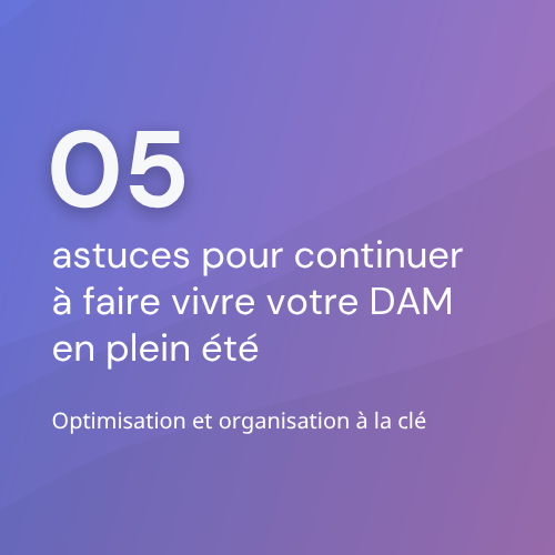 Image avec un fond violet dégradé, où le texte 
