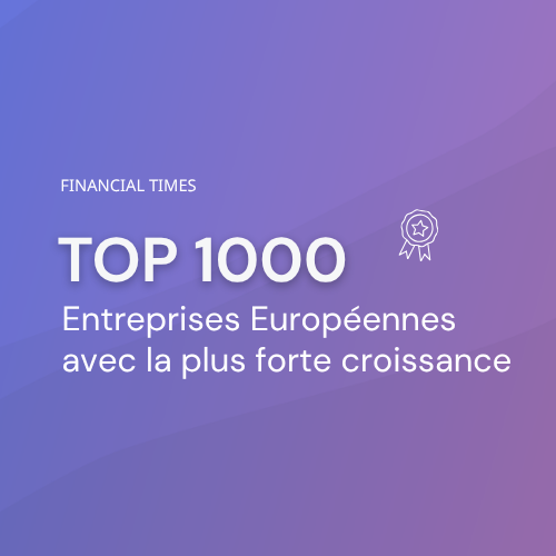 Visuel avec un fond violet où un texte est écrit