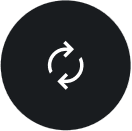 Icône représentant deux flèches formant un cercle, symbolisant la notion de cycle ou de mise à jour, accompagnant le texte décrivant le déroulement des formations.