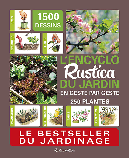 Couverture du livre L'encyclo Rustica du jardin